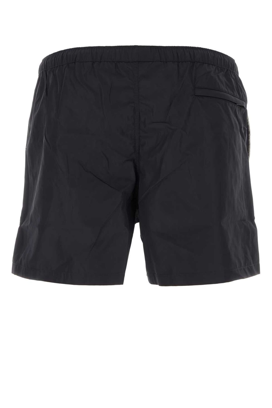 Valentino Garavani Men Midnight Blue Nylon Swimming Shorts by Luosophy