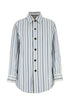 Bottega Veneta Women Embroidered Silk Oversize Padded Shirt by Luosophy