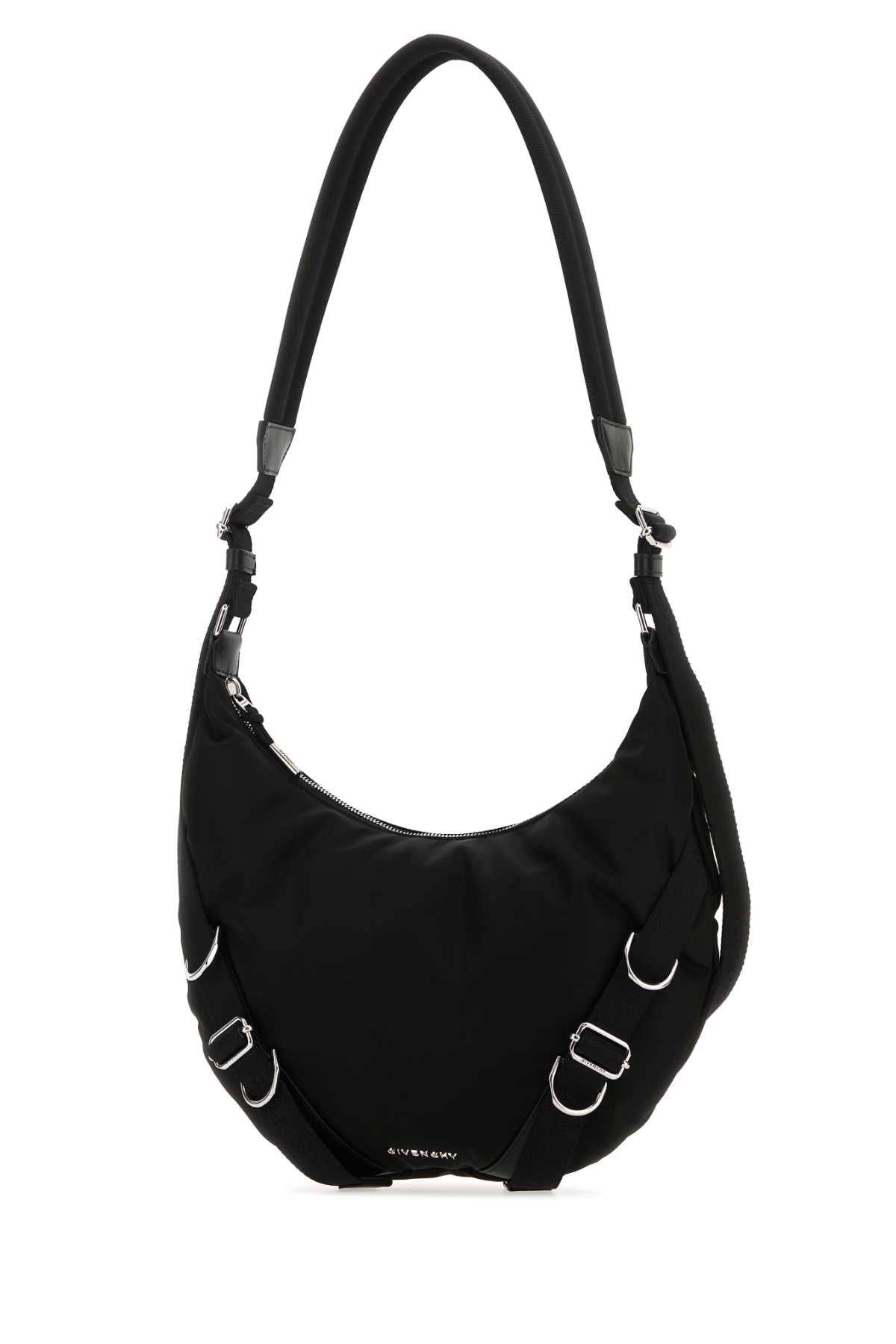 Givenchy Men Black Nylon Blend Voyou Crossbody Bag by Luosophy