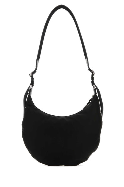 Givenchy Men Black Nylon Blend Voyou Crossbody Bag by Luosophy
