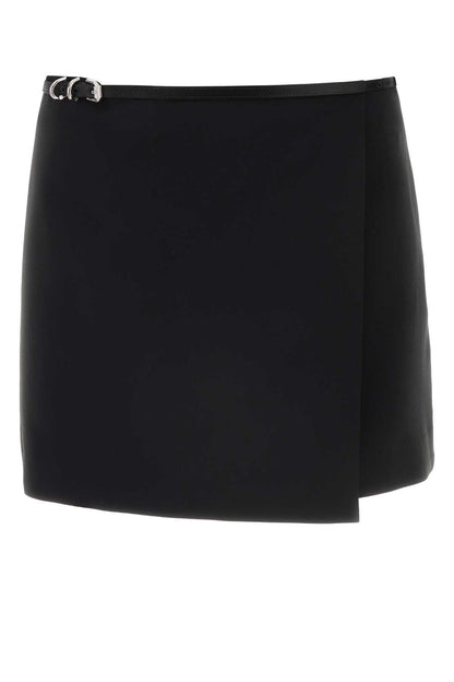 Givenchy Women Black Duchesse Mini Skirt by Luosophy