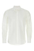 Valentino Garavani Men White Popeline Shirt by Luosophy
