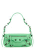 Balenciaga Women Light Green Leather Le Cagole Sling Xs Shoulder Bag by Luosophy