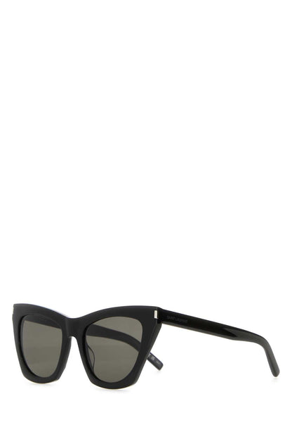 Saint Laurent Unisex Black Acetate Sl 214 Sunglasses by Luosophy