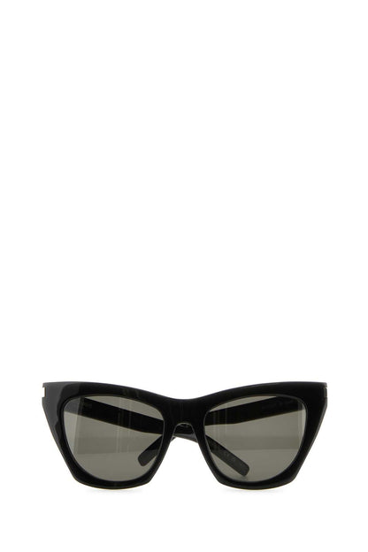 Saint Laurent Unisex Black Acetate Sl 214 Sunglasses by Luosophy