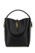 Saint Laurent Women Black Leather Le 37 Bucket Bag by Luosophy