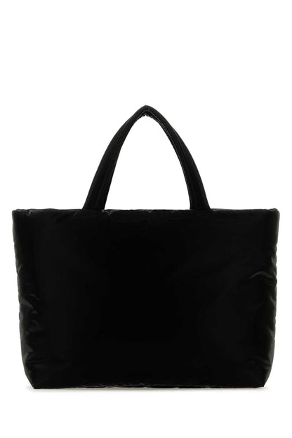 Saint Laurent Men Black Nylon Saint Laurent Shopping Bag by Luosophy