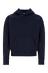 Saint Laurent Men Dark Blue Cotton Sweatshirt by Luosophy