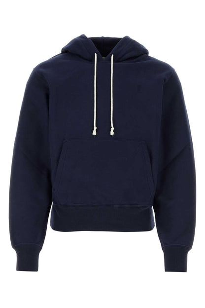 Saint Laurent Men Midnight Blu Cotton Sweatshirt by Luosophy
