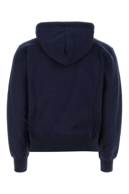 Saint Laurent Men Midnight Blu Cotton Sweatshirt by Luosophy
