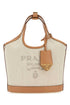 Prada Women Sand Canvas Handbag by Luosophy