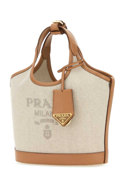 Prada Women Sand Canvas Handbag by Luosophy