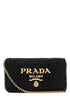Prada Women Black Raffia Crossbody Bag by Luosophy