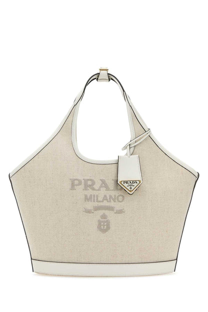 Prada Women Sand Canvas Handbag by Luosophy