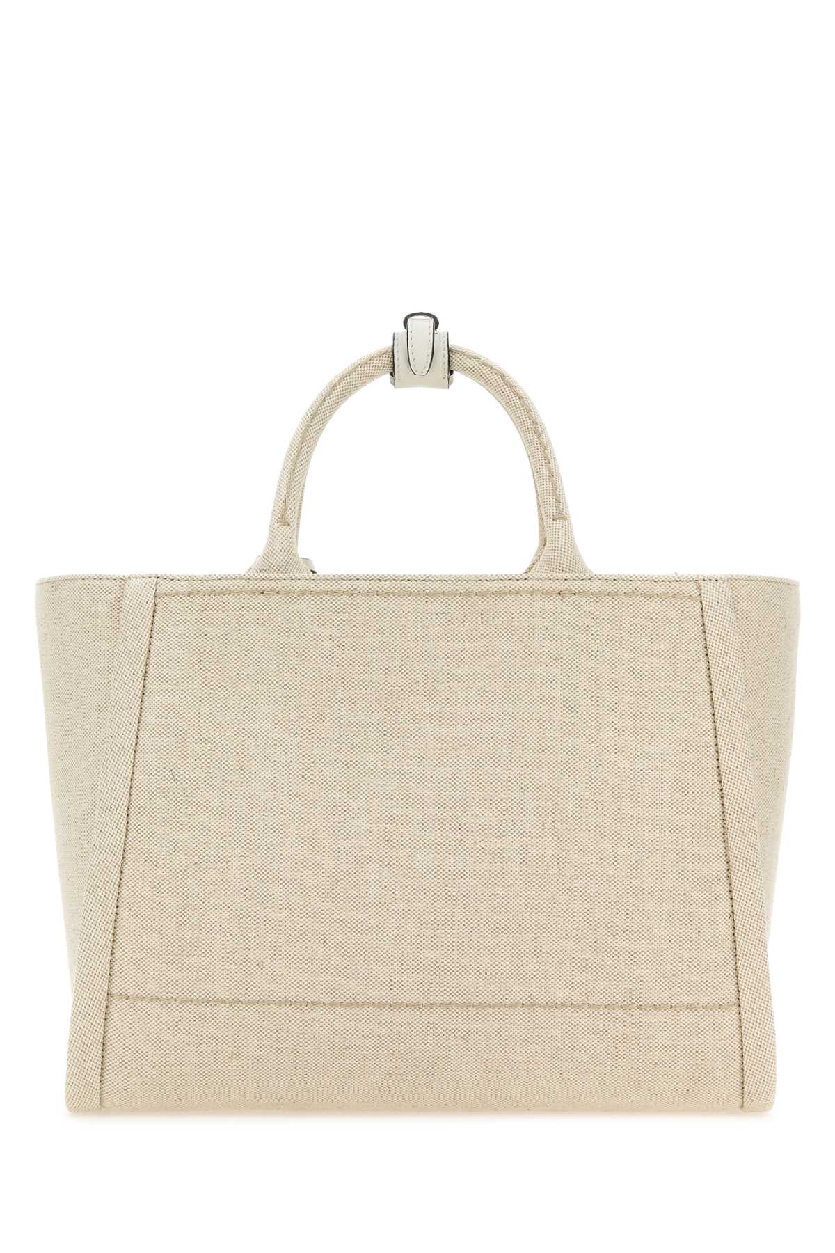 Prada Women Sand Canvas Shopping Bag by Luosophy