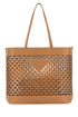 Prada Women Sand Leather Shopping Bag by Luosophy