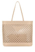 Prada Women Sand Leather Shopping Bag by Luosophy