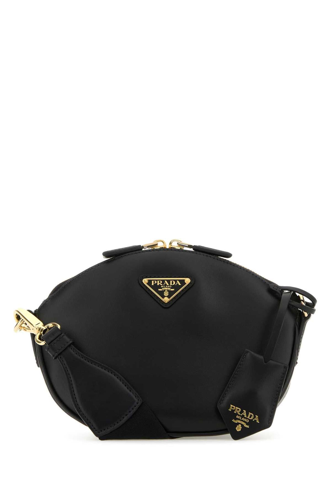 Prada Women Black Leather Crossbody Bag by Luosophy