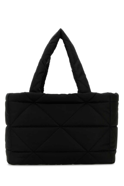 Prada Men Black Nylon Dog Carrier by Luosophy