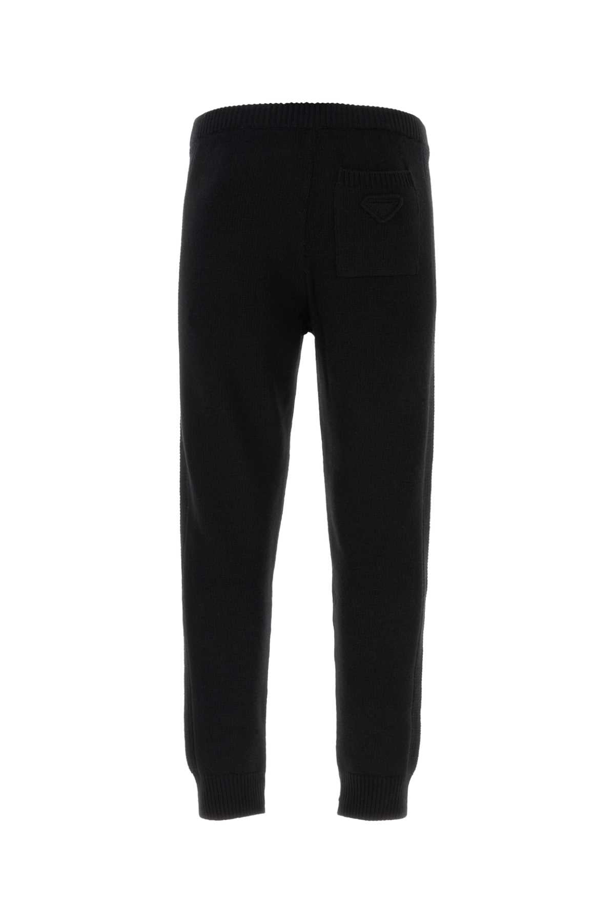 Prada Men Black Wool Blend Pant by Luosophy