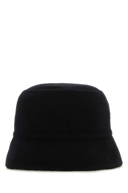 Prada Women Midnight Blue Cashmere Bucket Hat by Luosophy