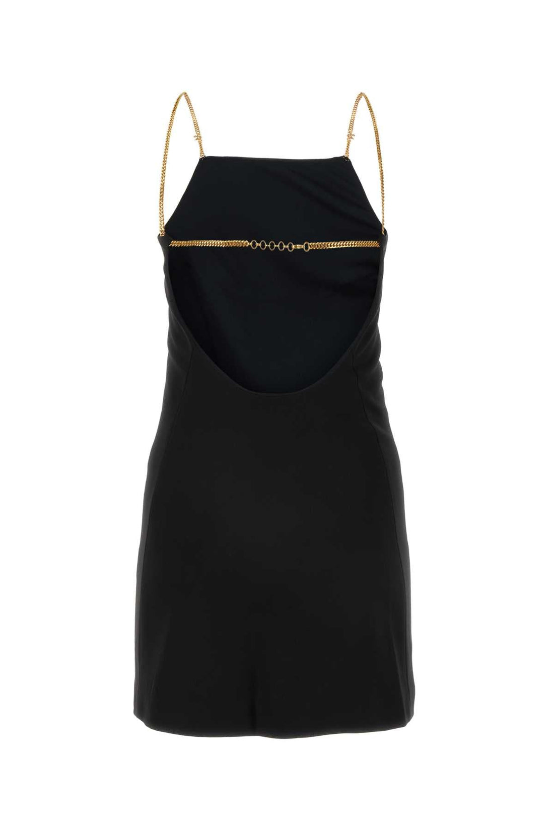 Palm Angels Women Black Jersey Mini Dress