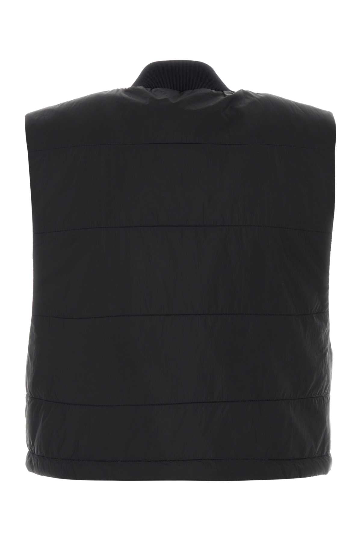 Palm Angels Women Black Nylon Vest by Luosophy