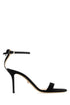 Mach&Mach Women Black Suede Sandals by Luosophy