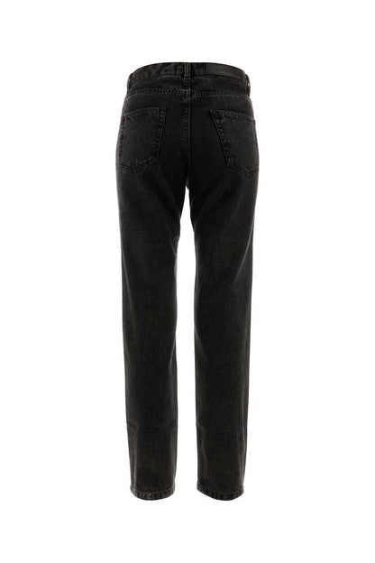 Palm Angels Women Black Denim Jeans