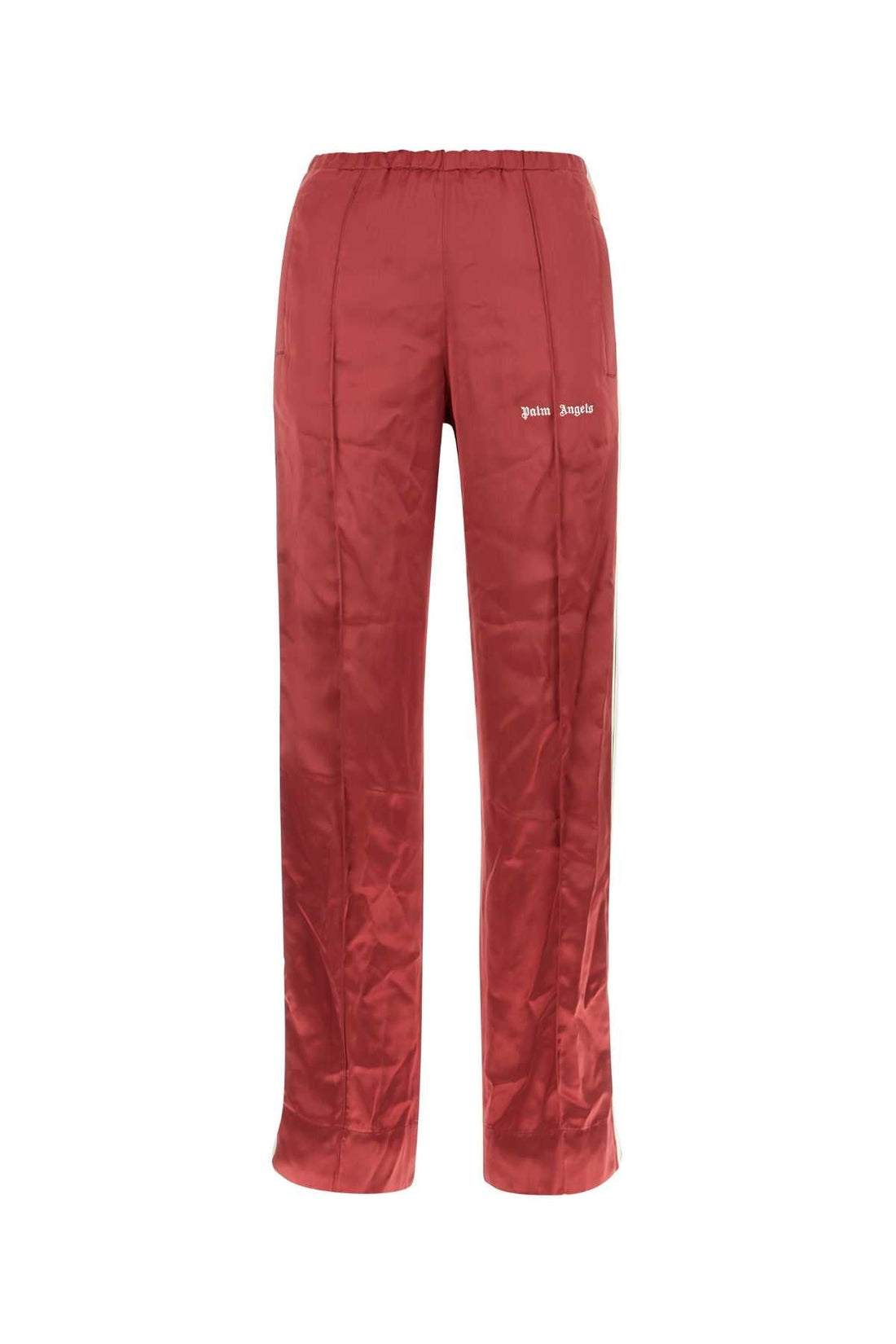 Palm Angels Women Tyrian Purple Viscose Pant by Luosophy