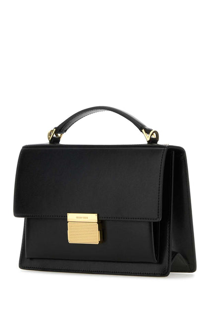 Golden Goose Deluxe Brand Women Black Leather Venezia Handbag by Luosophy