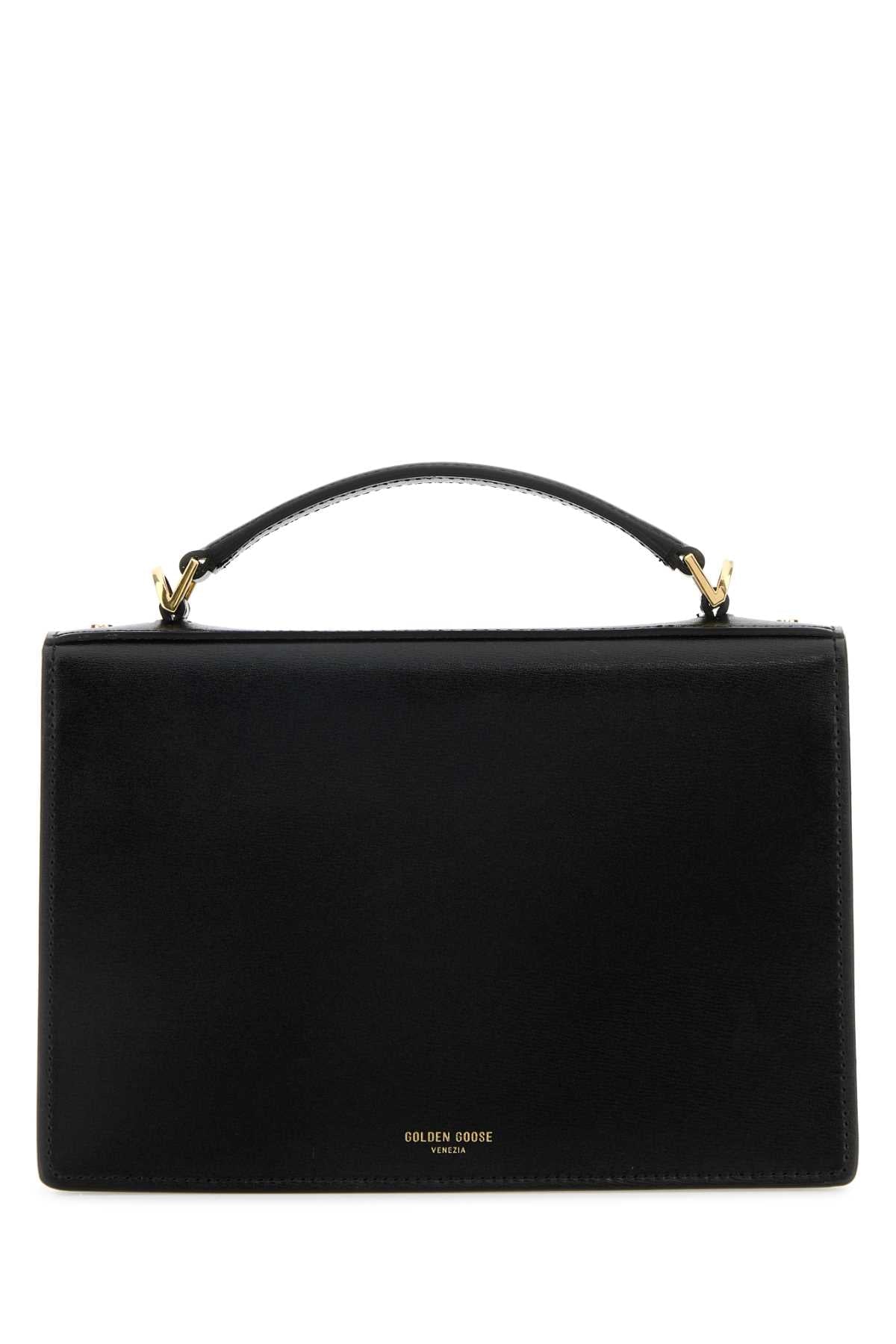 Golden Goose Deluxe Brand Women Black Leather Venezia Handbag by Luosophy
