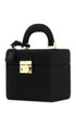 Prada Women Black Satin Jewel Case by Luosophy