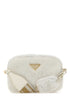 Prada Women White Shearling Crossbody Bag by Luosophy