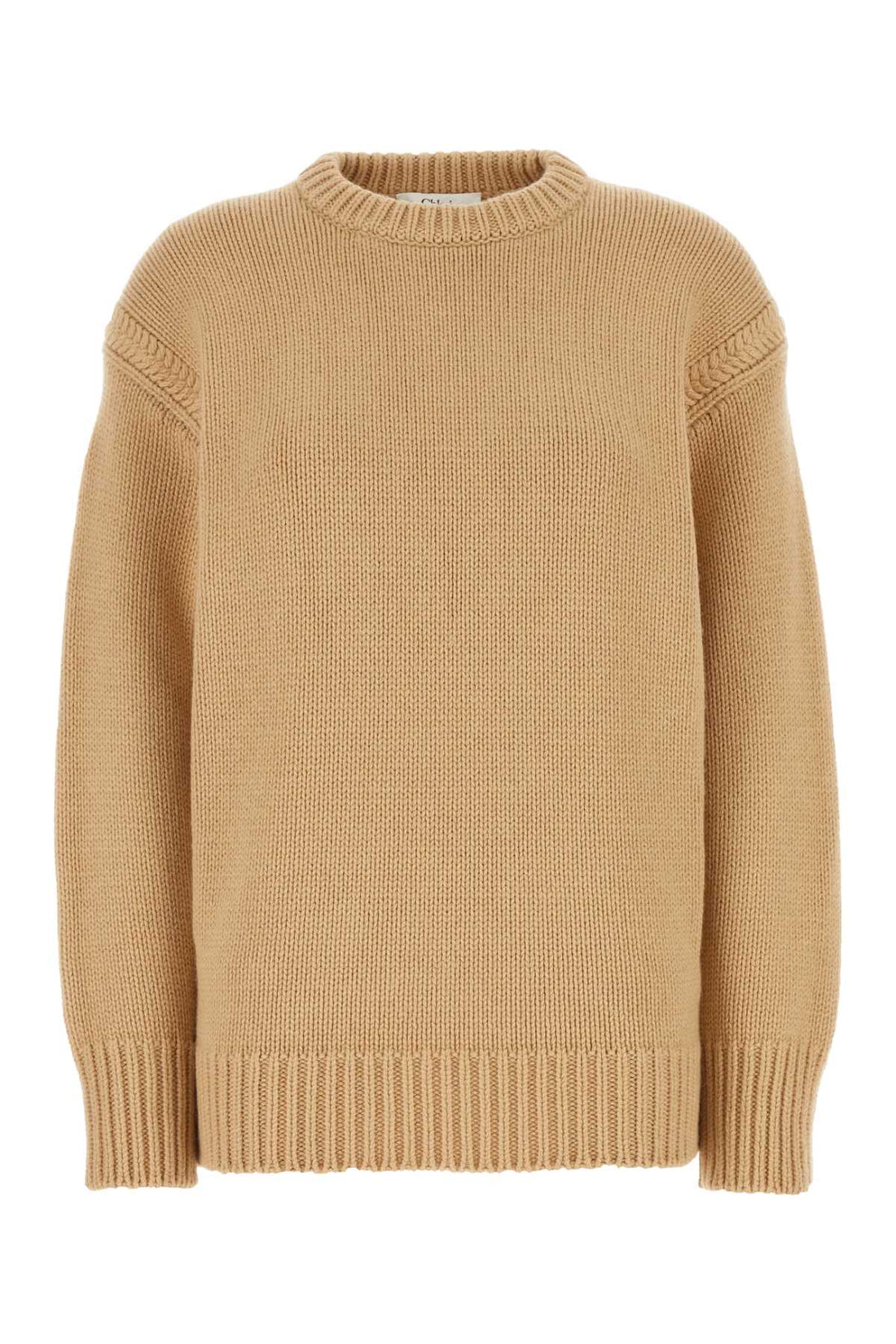 Chloe Women Skin Pink Cashmere Blend Oversize Sweater by Luosophy