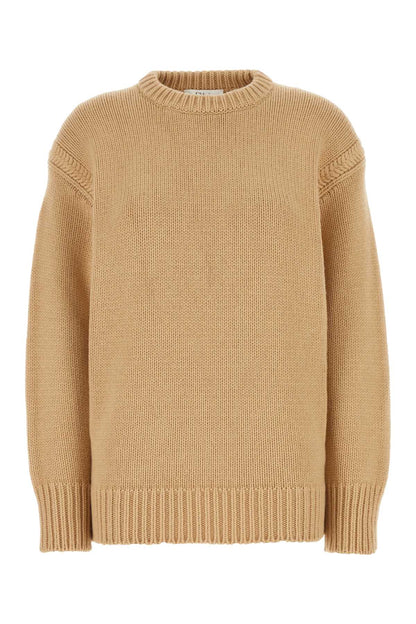 Chloe Women Skin Pink Cashmere Blend Oversize Sweater