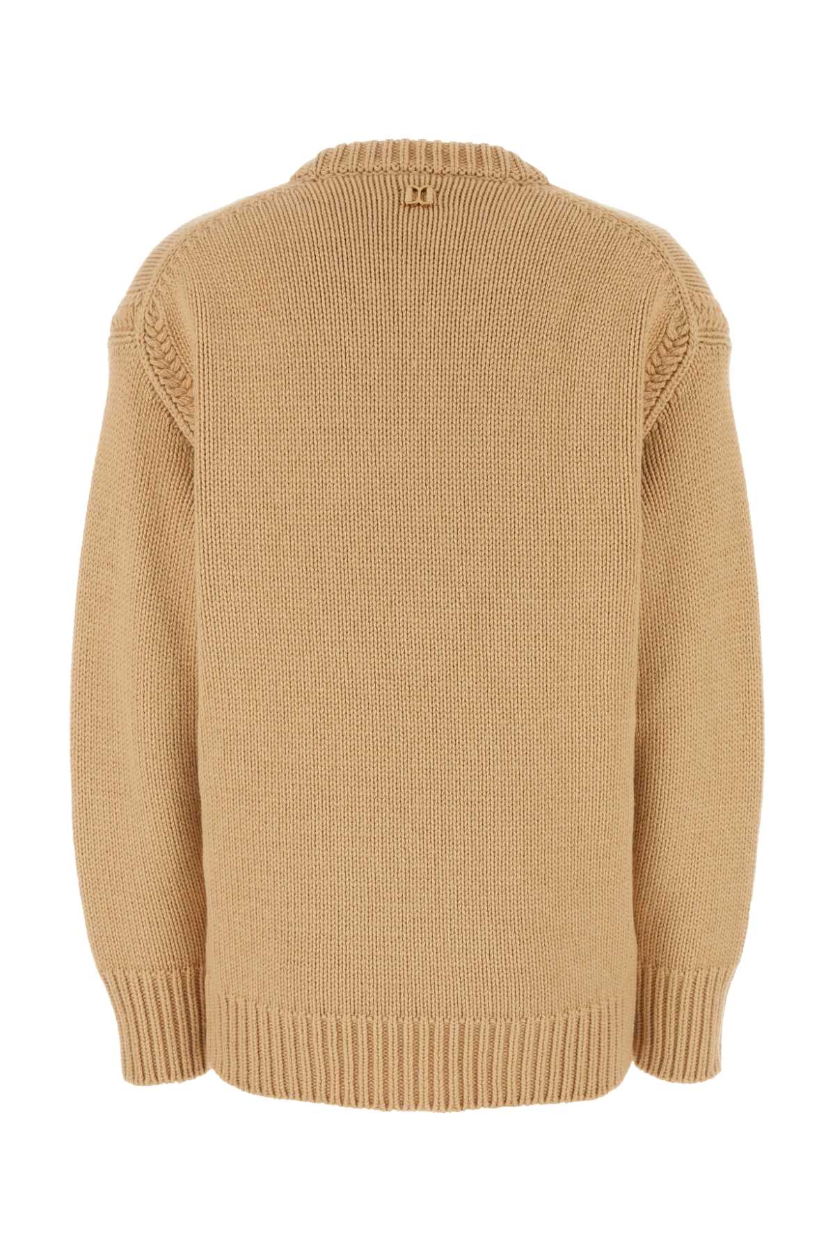 Chloe Women Skin Pink Cashmere Blend Oversize Sweater