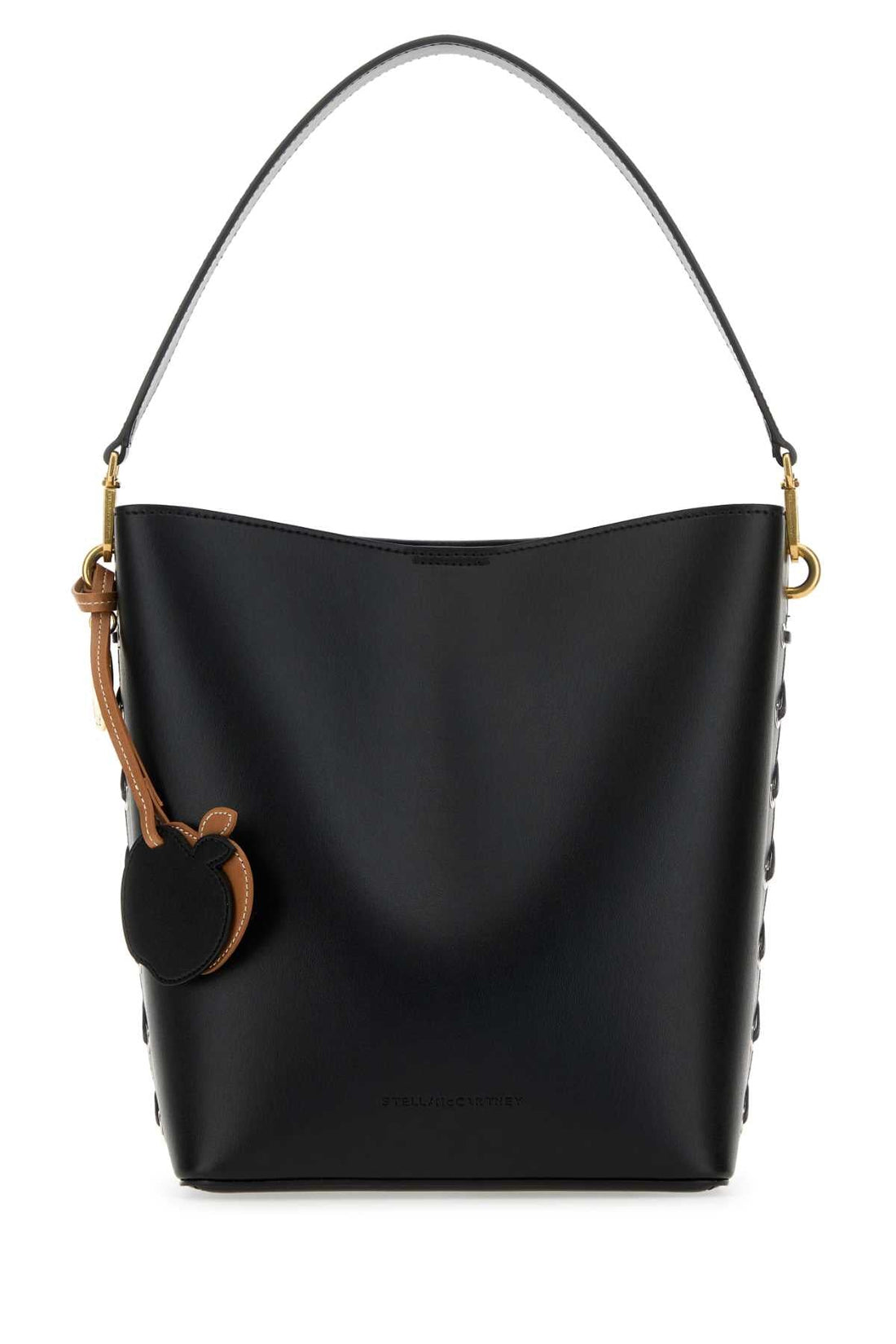 Stella Mccartney Women Black Alter Mat Frayme Bucket Bag by Luosophy