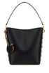 Stella Mccartney Women Black Alter Mat Frayme Bucket Bag by Luosophy