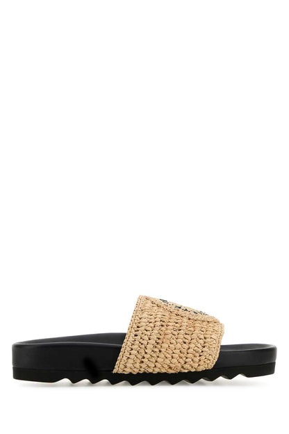 Stella Mccartney Women Raffia Elyse Slippers by Luosophy