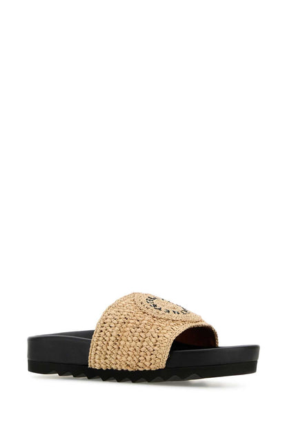 Stella Mccartney Women Raffia Elyse Slippers by Luosophy