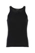 Dolce & Gabbana Men Black Cotton Tank Top by Luosophy