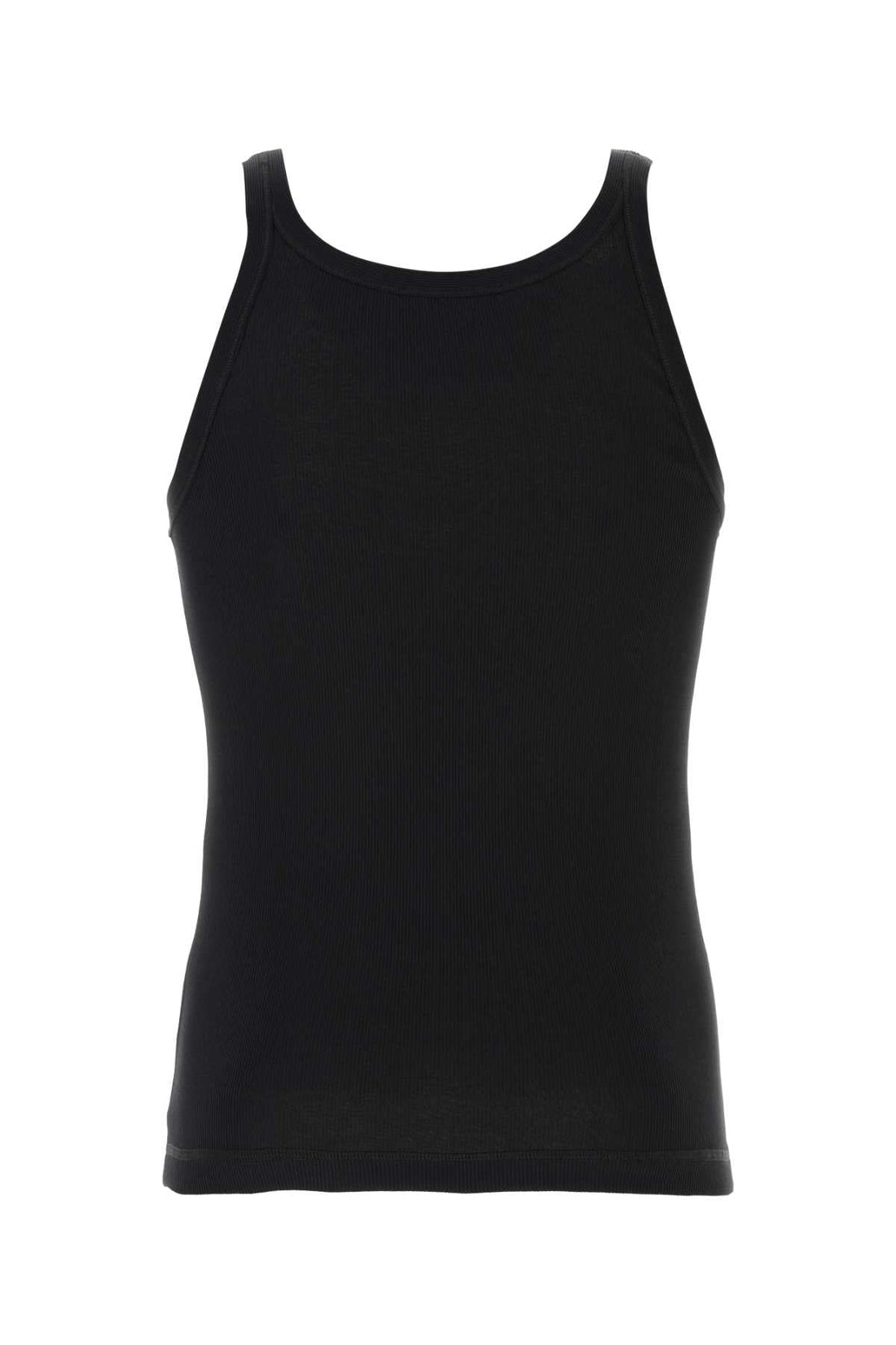 Dolce &amp; Gabbana Men Black Cotton Tank Top