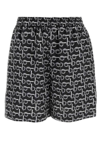 Burberry Women Printed Silk Shorts by Luosophy