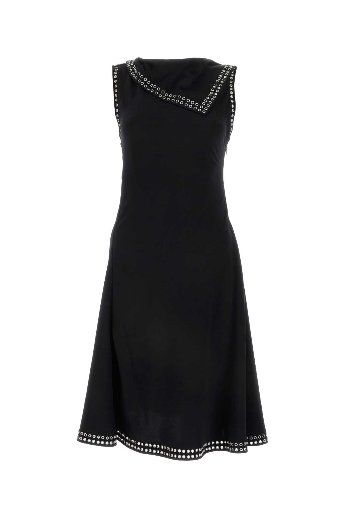 Burberry Women Black Satin Dress by Luosophy