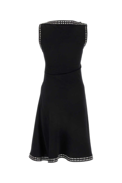 Burberry Women Black Satin Dress by Luosophy