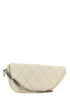 Burberry Women White Leather Shield Lock Shoulder Bag by Luosophy