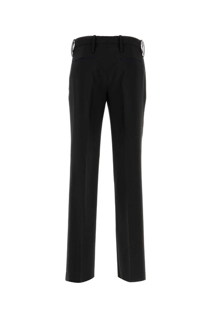 Burberry Men Black Wool Pant by Luosophy