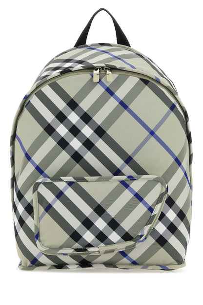 Burberry Men Printed Nylon Shield Backpack by Luosophy