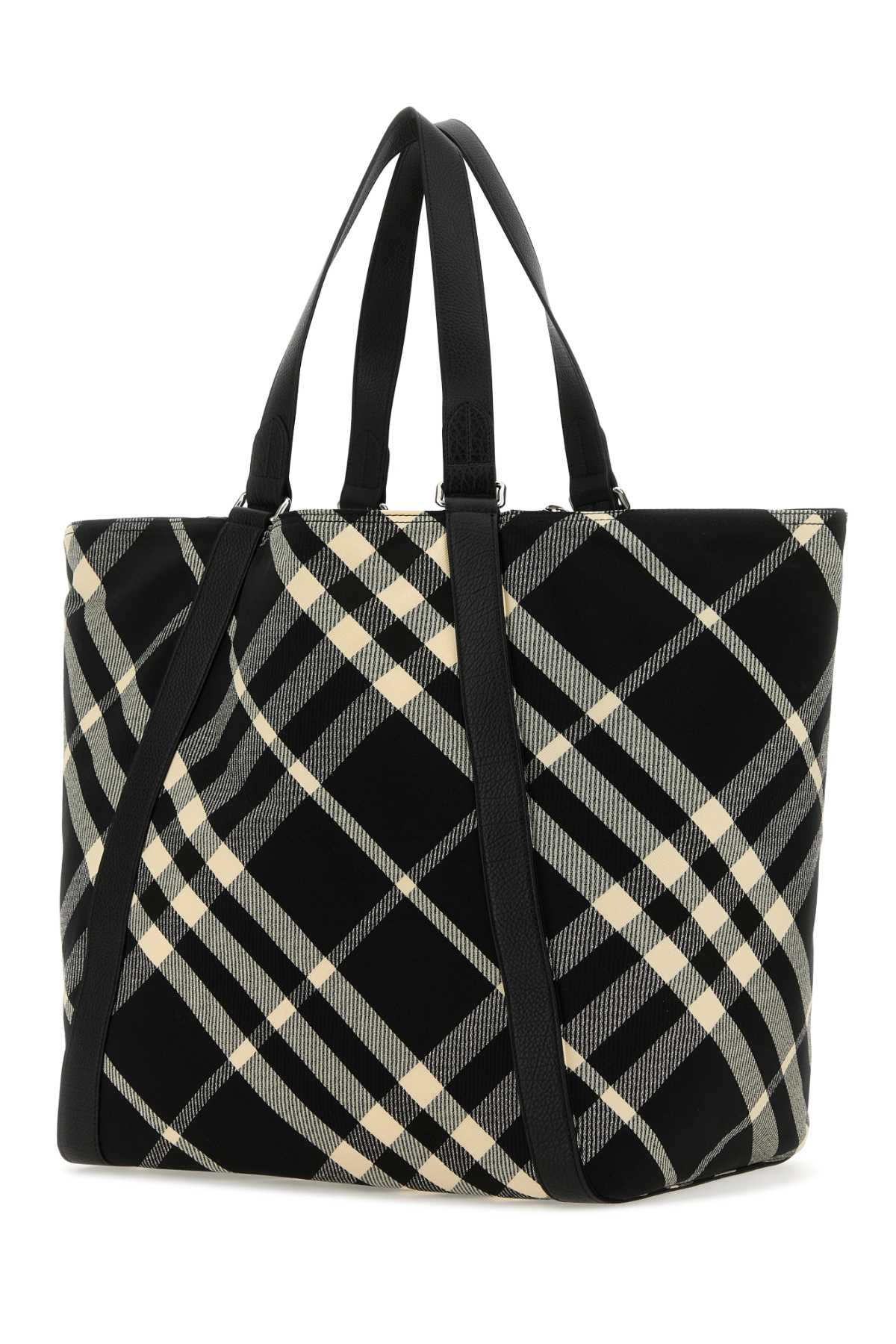 Burberry Men Embroidered Fabric Festival Shopping Bag by Luosophy